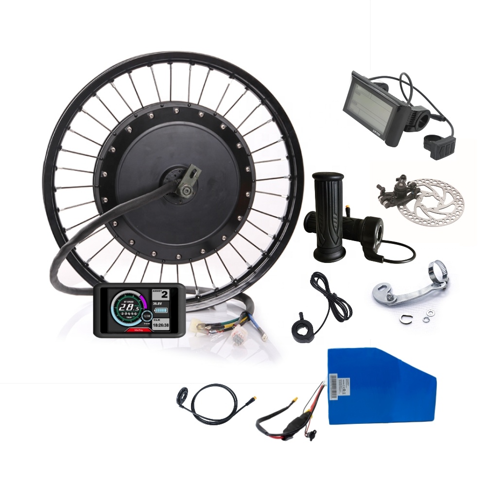 Electric Motorcycle Conversion Kit 72V - ชุดแปลงจักรยานไฟฟ้าแรงบิดสูง 72V 3000w 5000w 8000w ชุดมอเตอร์ไซค์ไฟฟ้า