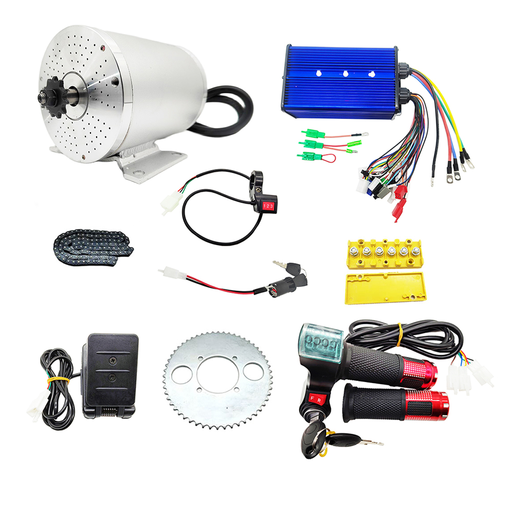 ชุดมอเตอร์ไฟฟ้าแบบไร้แปรงถ่าน  - Mid Drive Motor Kit 72V 3000W บทวิจารณ์และราคา